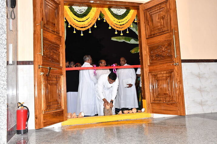 INAUGURATION OF GOLDEN JUBILEE BLOCK